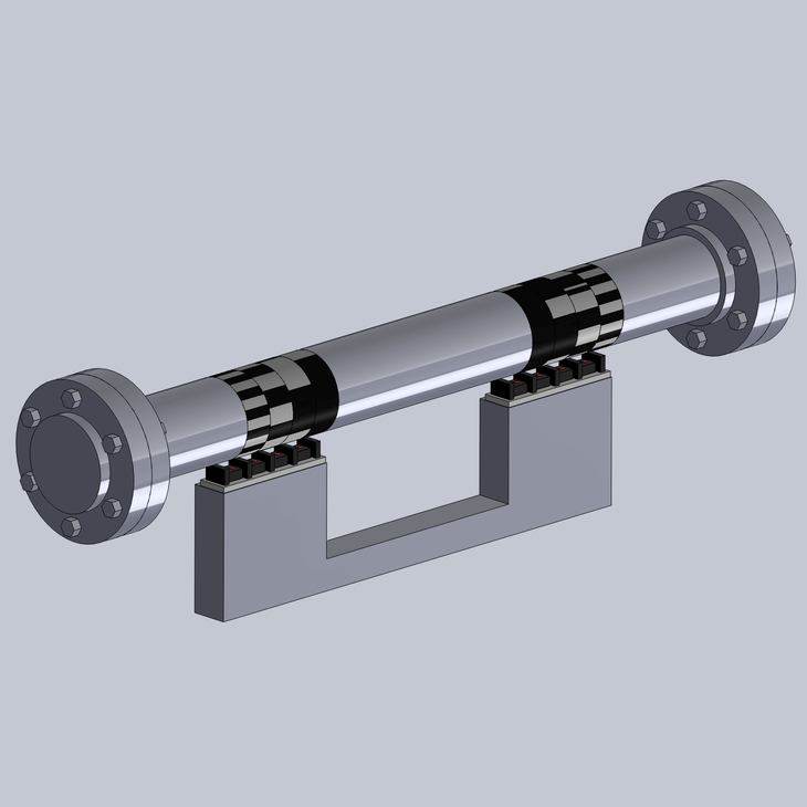 3D model of an isometric torque meter.